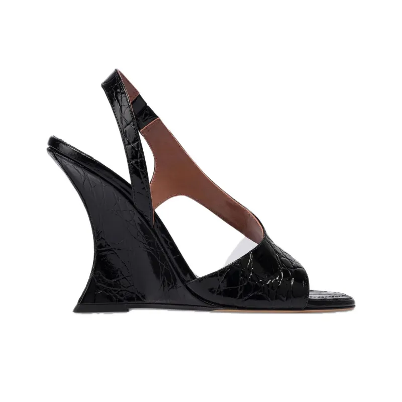 Paris Texas Marielle One Strap Sandals 10.5cm Women's Black-1