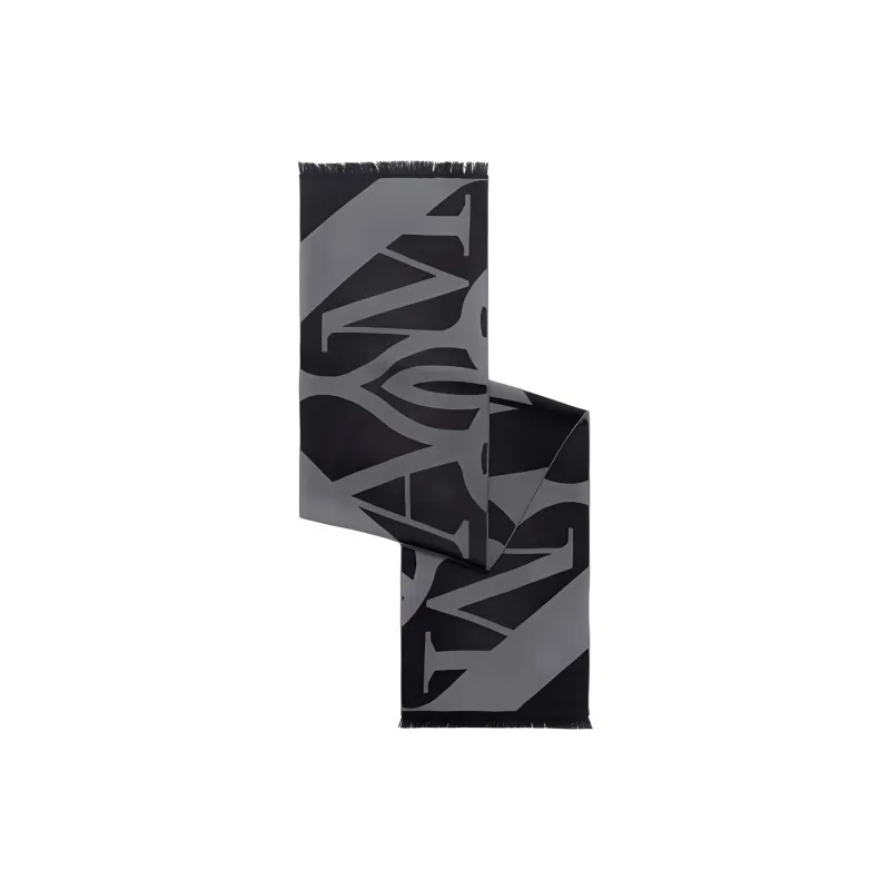 Alexander McQueen Knit Scarves Men's Black-1