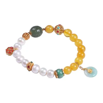 Reverevis Beeswax Fine Jade Bracelets Women's