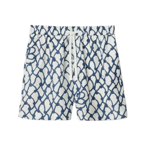 Burberry Casual Shorts Women's Blue White