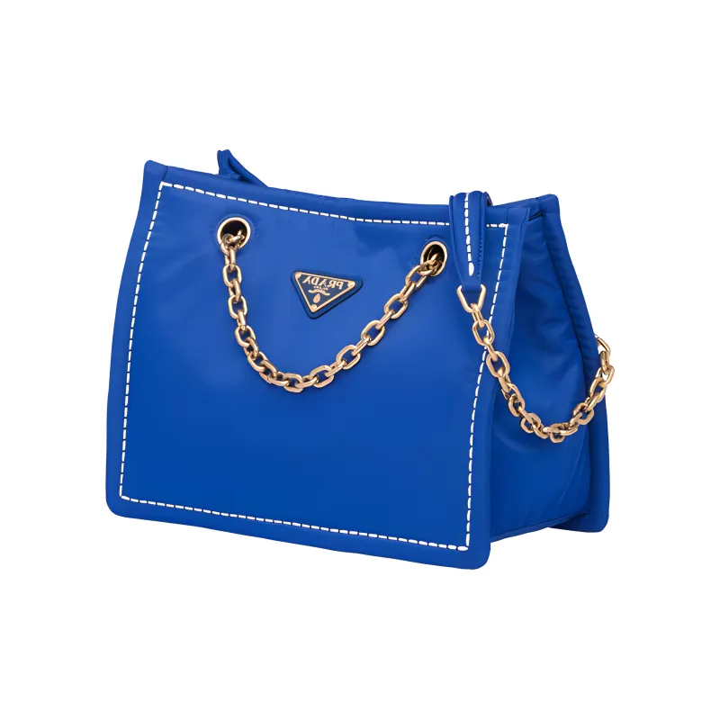 PRADA Nylon Shoulder Bag Crossbody Bag Handbags Unisex Blue-1