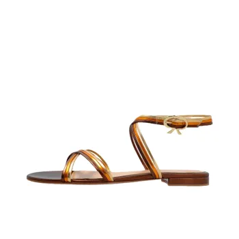 GIANVITO ROSSI One Strap Sandals Women's Gold
