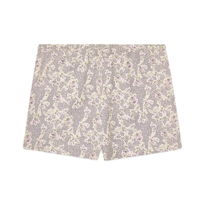 ZARA Casual Shorts Women's Light Purple/White-1