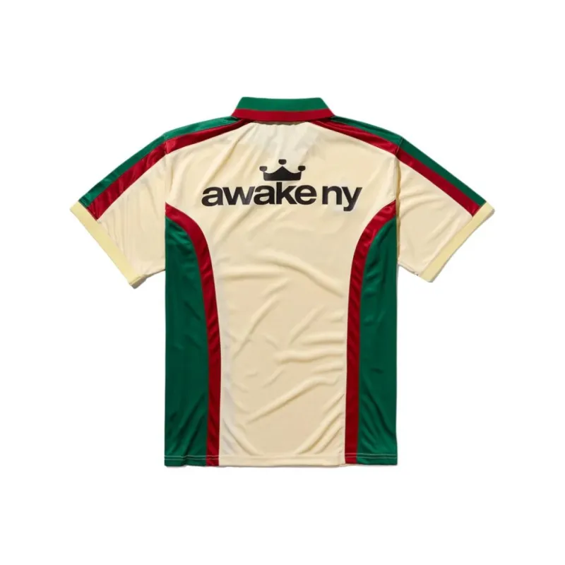 Awake NY x JAMESON SS25 Soccer Jersey Men's Ecru-1