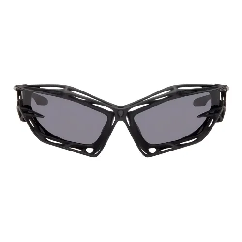 givenchy sneaker Polyamide Irregular Shape Sunglasses Women's Black