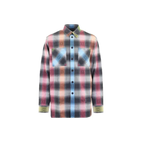 Givenchy Oversized Fit Long Sleeve Shirt Wth Chest Pockets