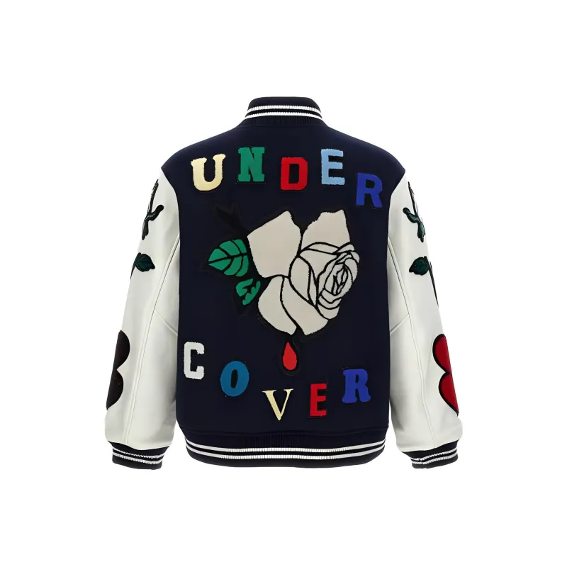 UNDERCOVER X K. Tolnoe Appliqué Bomber Jacket-1