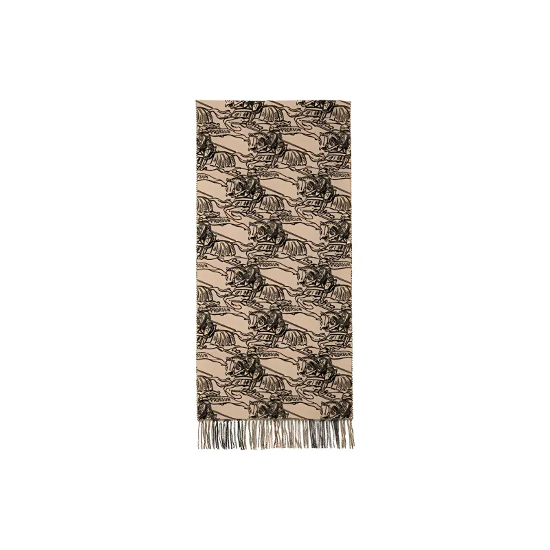 Burberry Ekd Reversible Cashmere Scarf-2