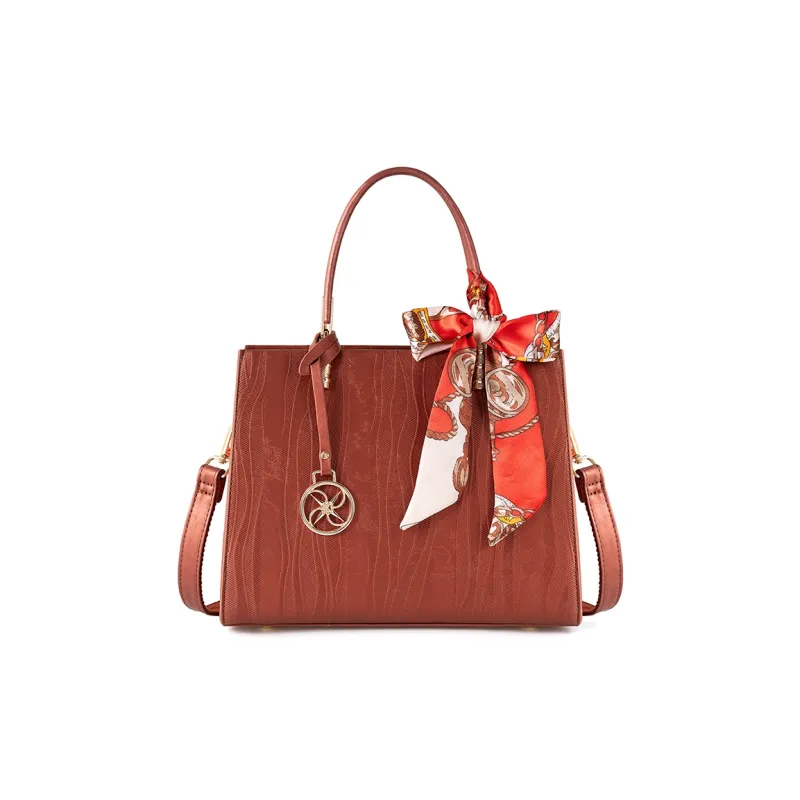 Vigno Synthetic Leather Tote Shoulder Bag, Crossbody Bag, Handbag Regular Women's Red-1