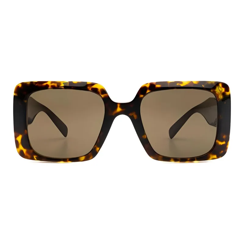 VERSACE Square Frame Sunglasses-3