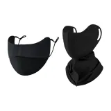 Basic Face Masks+Sun Protection Bikini[Black Combo Style 1]