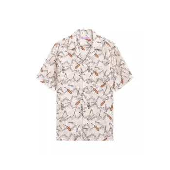 COTON DOUX Shirts Men Ecru
