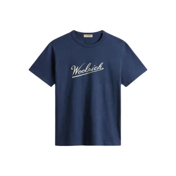 WOOLRICH Mouline Crewneck Jersey T Shirt