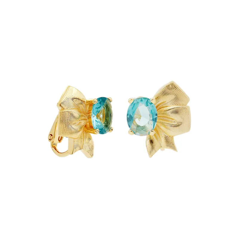 LES NEREIDES Gold Plated Clip On Earrings Women's Gold-1
