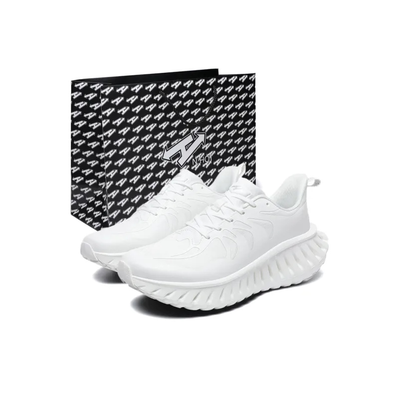 N·HOT Slip Resistant, Abrasion Resistant, Breathable Low Top Casual City Commute Running Shoes Unisex-8
