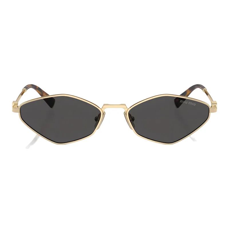 MIU MIU Eyewear Logo lettering Geometric frame Sunglasses-1