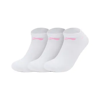 LiNing Ankle Socks Women's White Pink