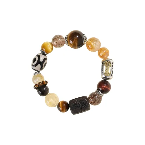 ZHOUBAIFU Tiger's Eye Stone Bracelets Unisex