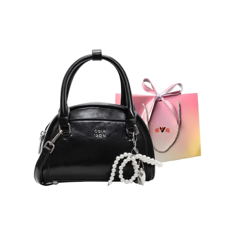 Yalu PU One Shoulder Handbag Women's Black/White/Pink/Blue-0