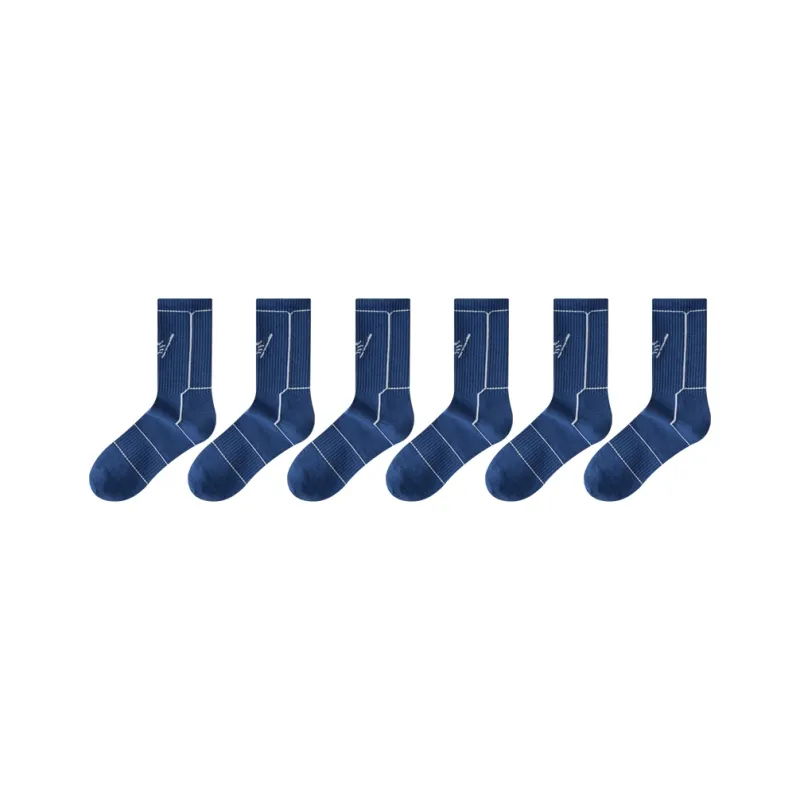 Cotton Gene Mid Calf Socks Men's Combo Set-41