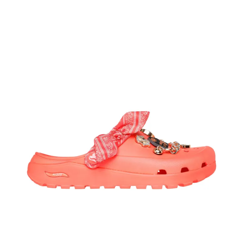 SNOOP DOGG x Skechers ARCH FIT FOOTSTEPS Clogs Women's Orange-1