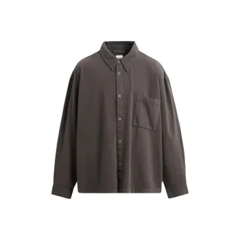 ZARA Shirts Men Dark Brown