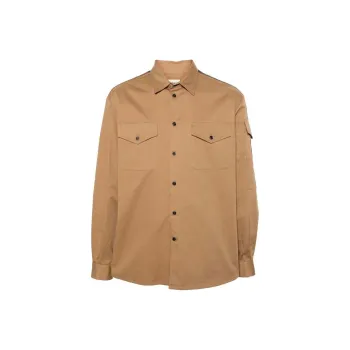 Alexander McQueen Loo tape Cotton Overshirt