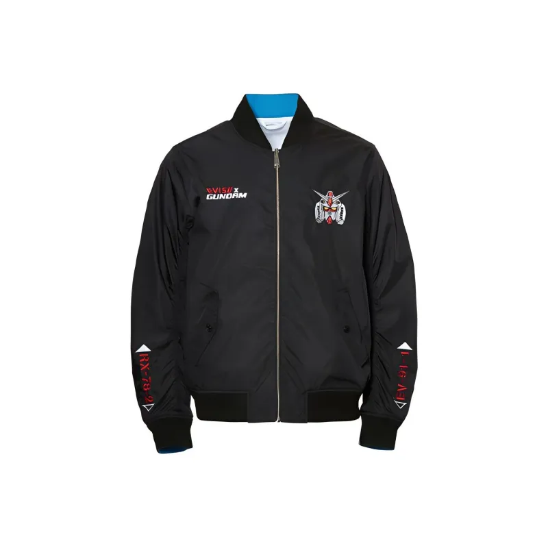 EVISU Jacket Men's Black White Two Tone-3