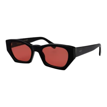 Retrosuperfuture Acetate Irregular Shape Sunglasses Women's Black
