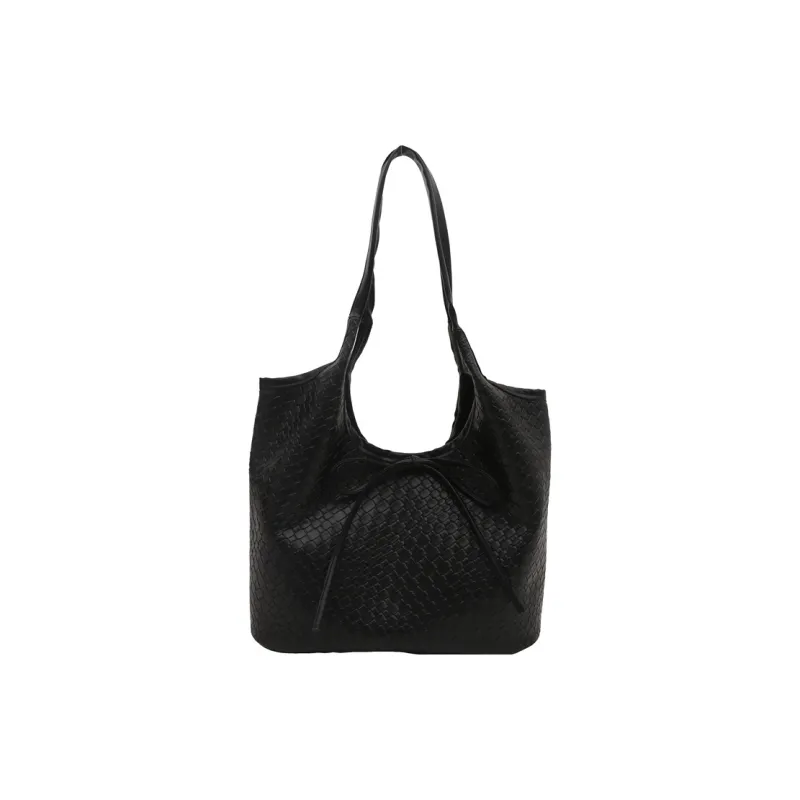 FCTOSSR PU Basket Bag Shoulder Bag Women's White/Black/Red/Coffee-5