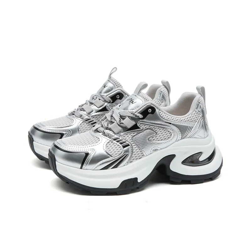WESTLINK Slip Resistant Low Top Chunky Sneakers Women's-7