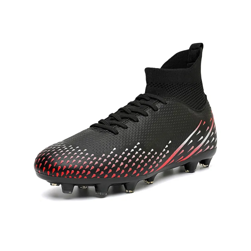 QIUTEXIONG Soft Ground, Artificial Ground, Natural Ground Anti Slip Wear Resistant Soccer Shoes Unisex-7