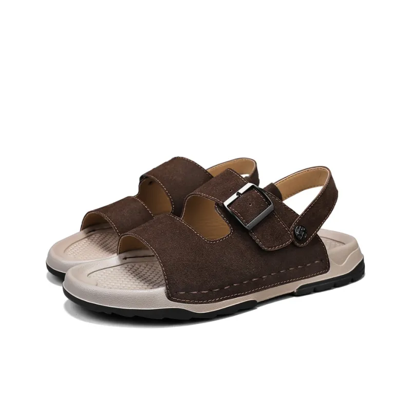 G.N.SHIJIA Rubber Sole Quick Dry Slip Resistant Abrasion Resistant Odor Resistant Slide Slippers Men's-9