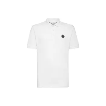 PHILIPP PLEIN Logo print Cotton Polo Shirt