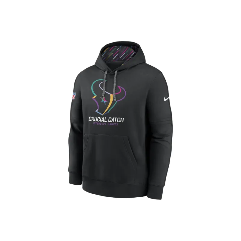Nike Houston Texans Crucial Catch Club Men's Nike Nfl Pullover Hoodie-0