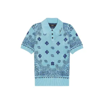 AMIRI Polo Shirt Men's Air Blue
