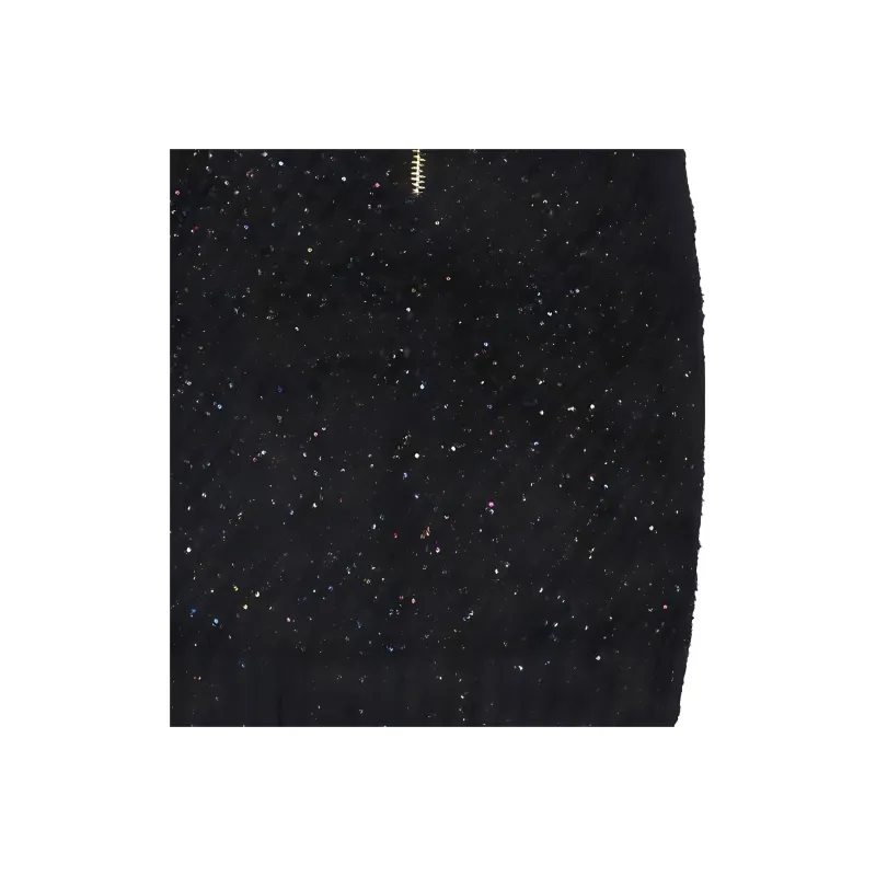 BALMAIN Sequin embellished High waist Miniskirt-5