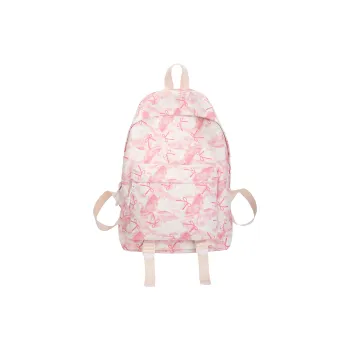 BUBM Nylon Backpack Regular Women's Pink/Red/Purple/Blue/Black