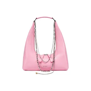 SUSEN Cow Leather One Shoulder Handbag Small Size Women's Black/Green/Blue/Yellow/Pink