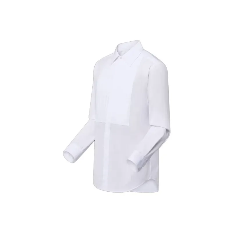 LOUIS VUITTON Bib Front Cotton Evening Shirt-2