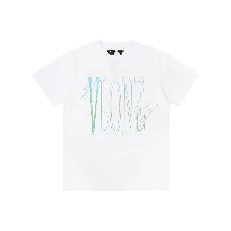 VLONE T Shirt Unisex White Green-1