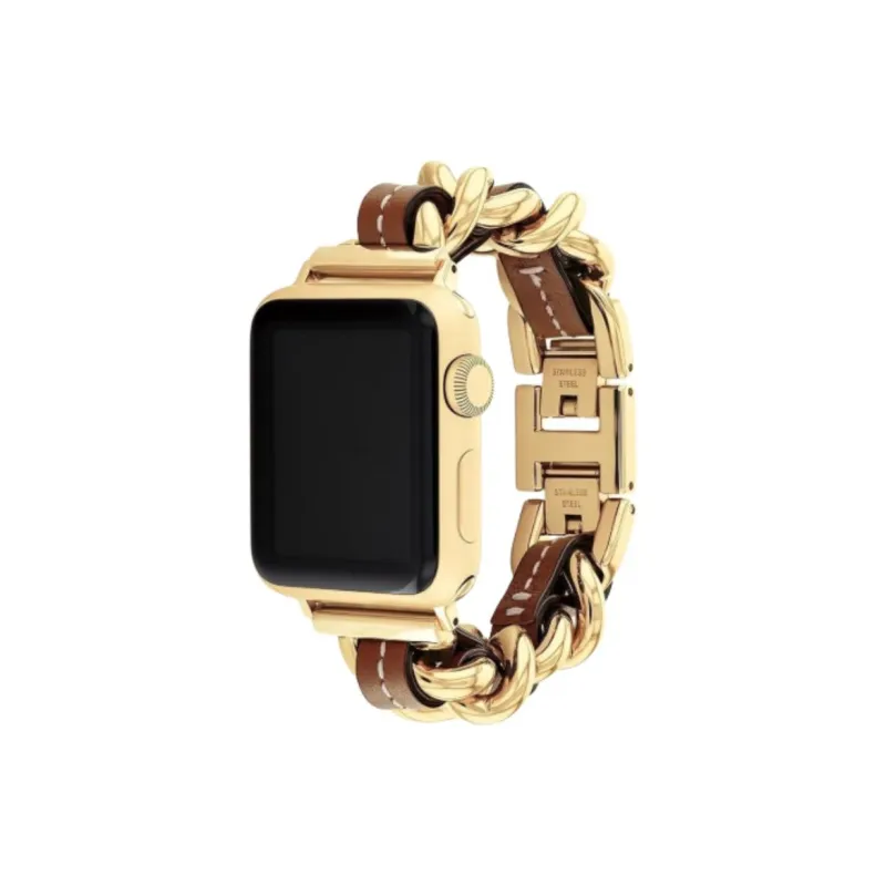 COACH Watch Band All Compatibility Leather Material-3