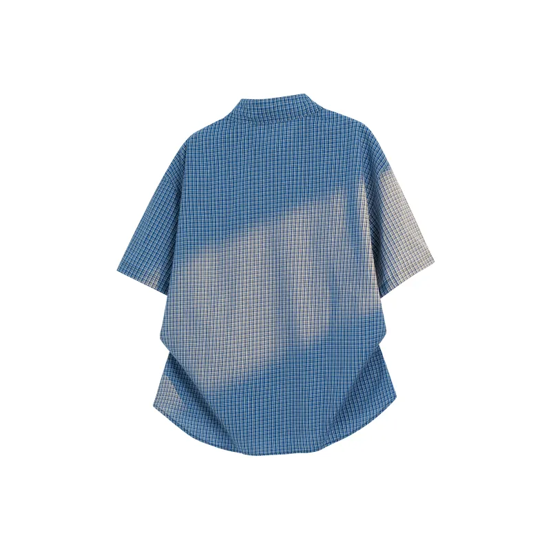 FORCEPULR Shirt Unisex Blue Long Sleeved Comes With A Random Short Sleeved Shirt-8