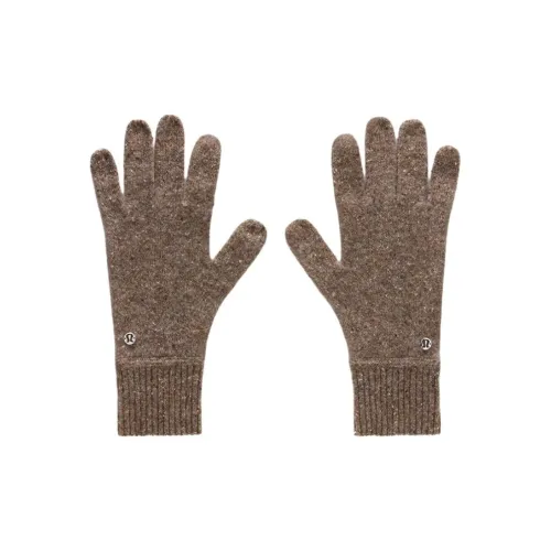 Lululemon Cashmere Knit Gloves Unisex Tawny