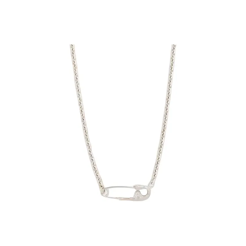 EMANUELE BICOCCHI Arabesque Pin Silver Necklace-0
