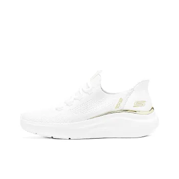 Skechers BOBS Sport Flash Step Shoes Abrasion Resistant Breathable Slip Resistant Low Top Casual Shoes Women's White