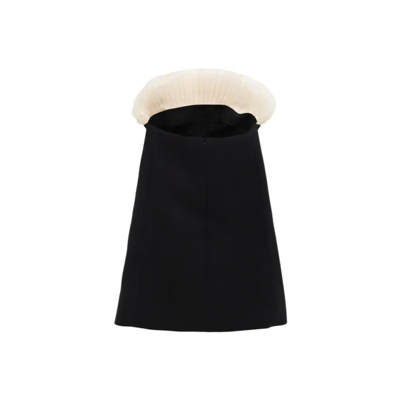 CELINE Sleeveless Dress Women's Black-1
