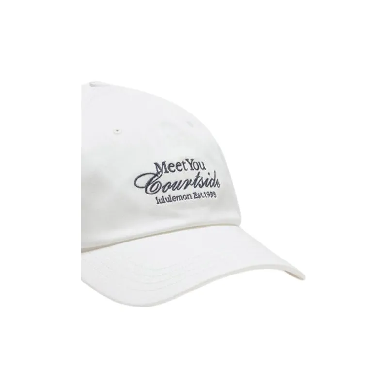 Lululemon Cotton Baseball Caps Unisex White-2