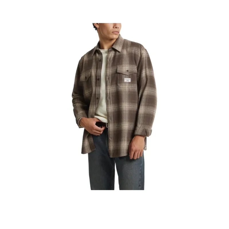 GUESS Shirts Men Brown-0