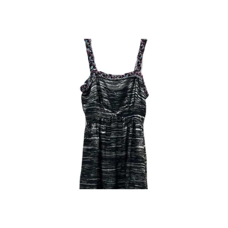 CHANEL 21C Early Spring Vacation Collection Slip Dress Women's Black-2